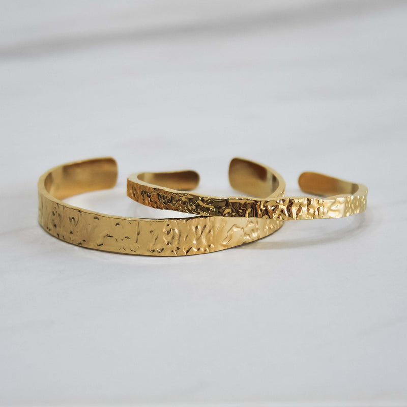 Hammered Cuff Bangle